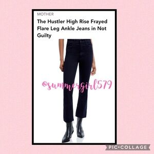 NWOT MOTHER The Hustler High Rised Frayed Ankle Jeans